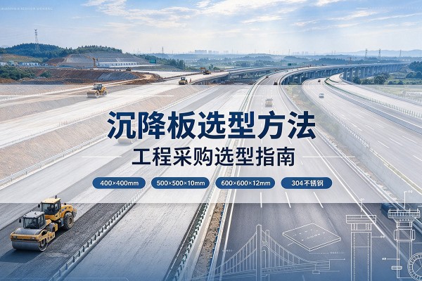 泸溪沉降板选择方法