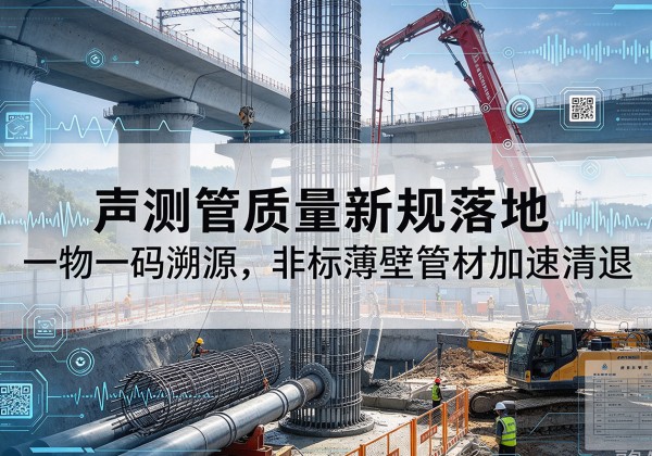 泸溪声测管质量新规落地，一物一码溯源，非标薄壁管材加速清退